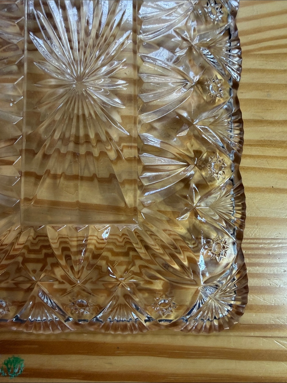 Vintage J.G. Durand Lead Crystal Rectangular Tray - Made in France (with Box) - Picture 6 of 11